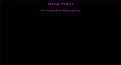 Desktop Screenshot of magicpoint.cz